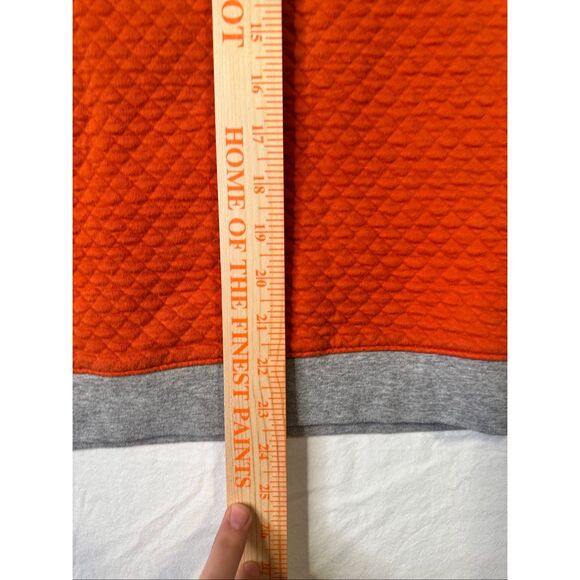 KA Knight Kids Vintage Miami Hurricane Orange/Green quilted sweater 14-16 - Picture 6 of 8